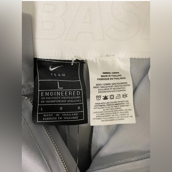 Nike Vapor Select Baseball High Cut Pants Men's Gray Size L Dri Fit. NWT - Picture 9 of 11